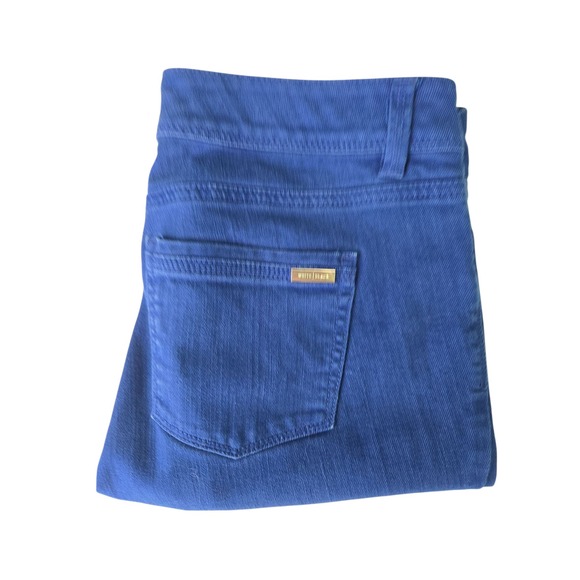 White House Black Market Denim - White House Black‎ Market Royal Blue SZ 4 Stretch Slim Leg Cropped Jeans Women's